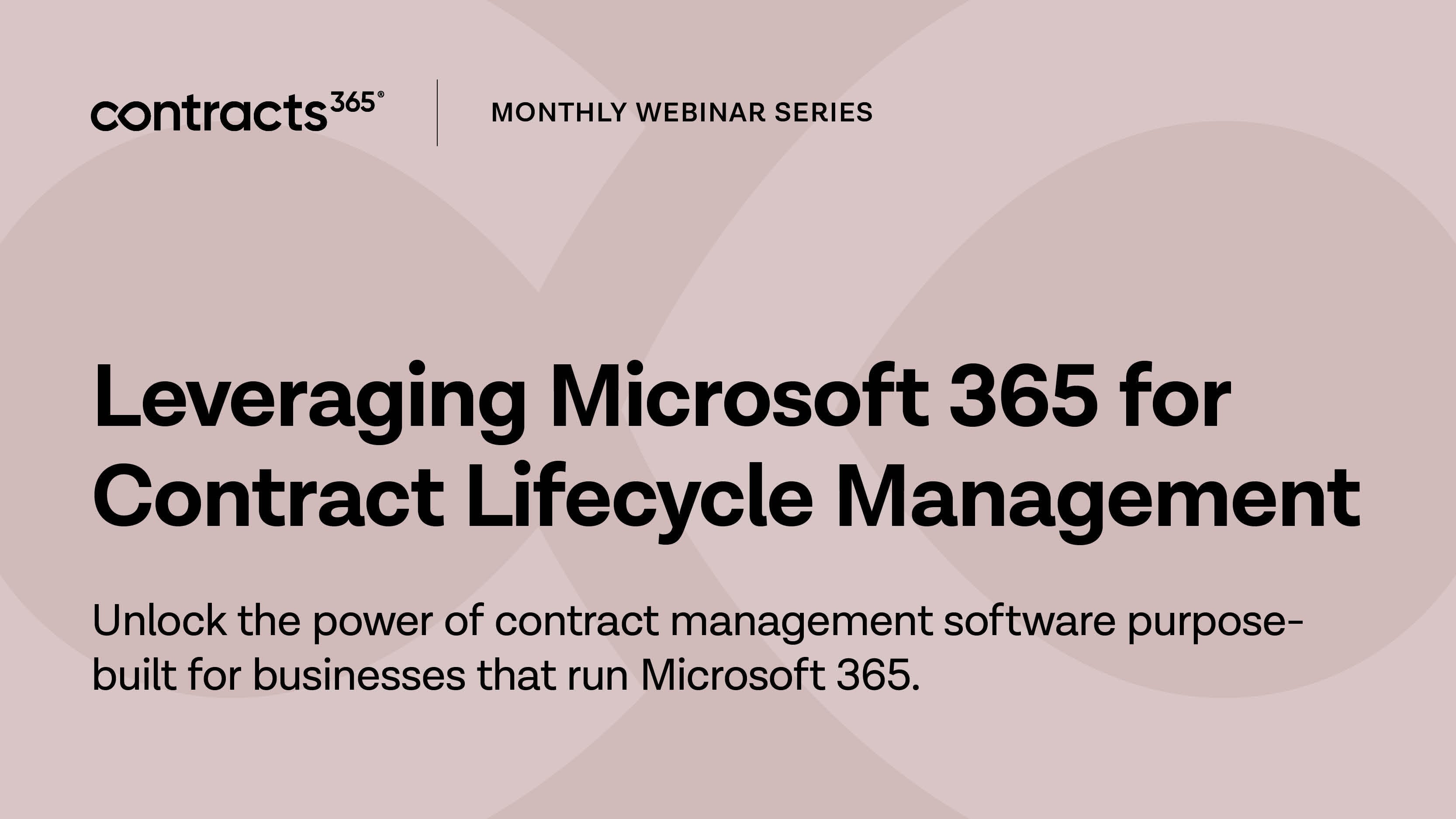 Contracts 365 | Contract Management Software for Microsoft 365