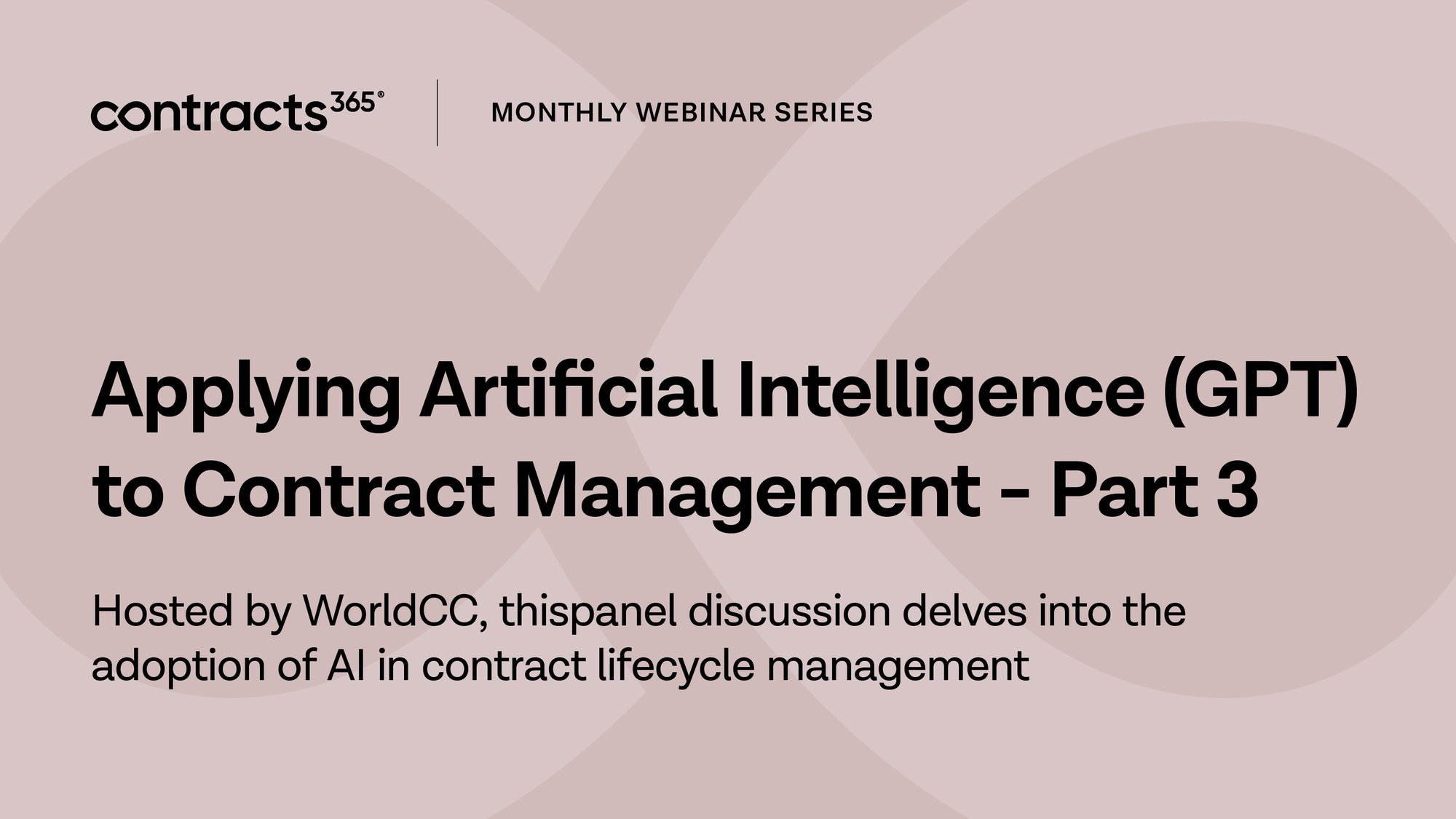 Contracts 365_Webinar_Applying AI Part 3