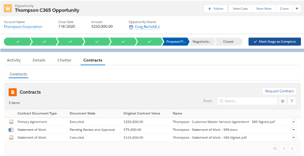 Contract Management for Salesforce