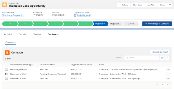 Contract Management for Salesforce Contract Management for Salesforce