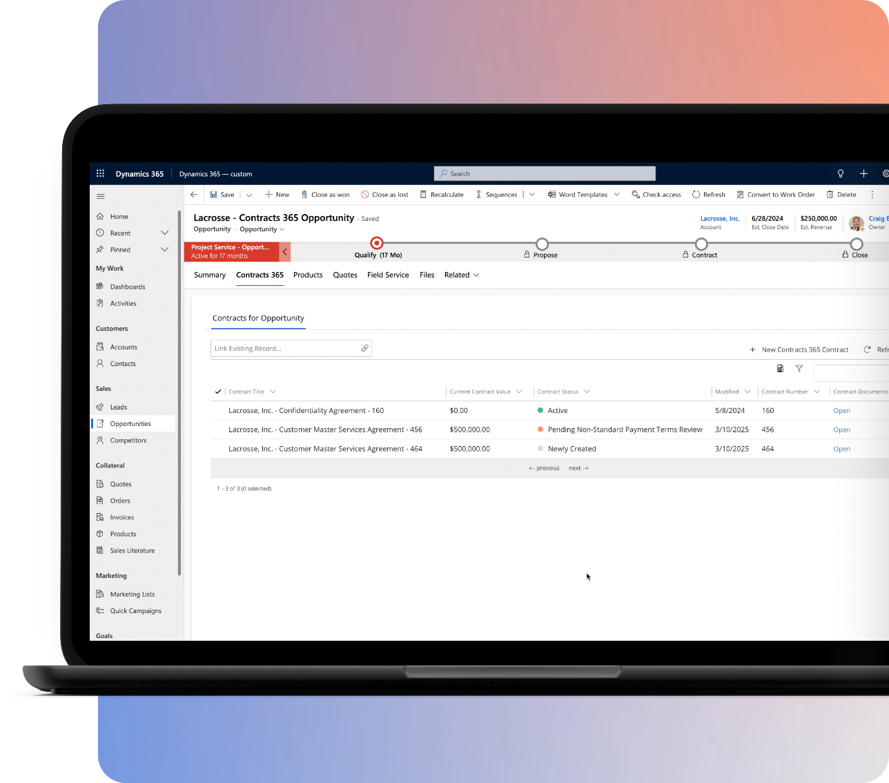 Contracts 365 Contract Management for CRM in Microsoft Dynamics 365