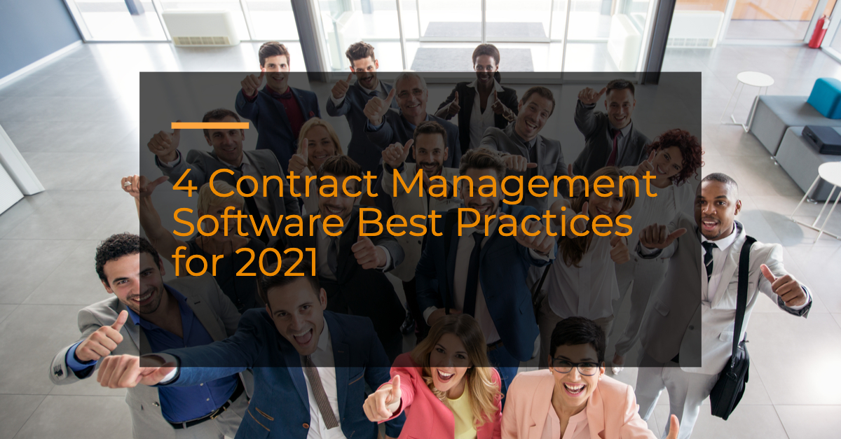 contract management software best practices contract lifecycle management system