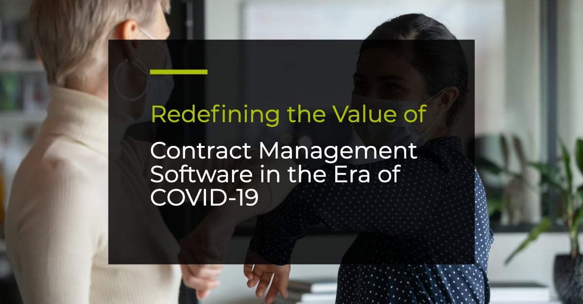 contract management software in the era of COVID-19