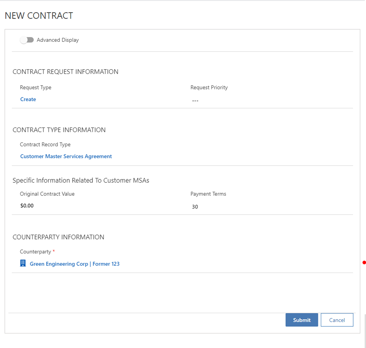 Self Service Contract Requests for Salesforce Self Service Contract Requests for Salesforce